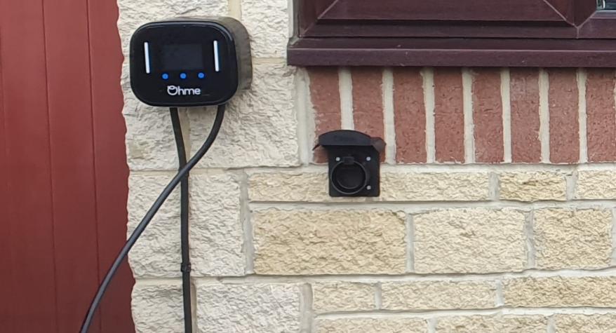 Ohme EV charge point installation in Swindon